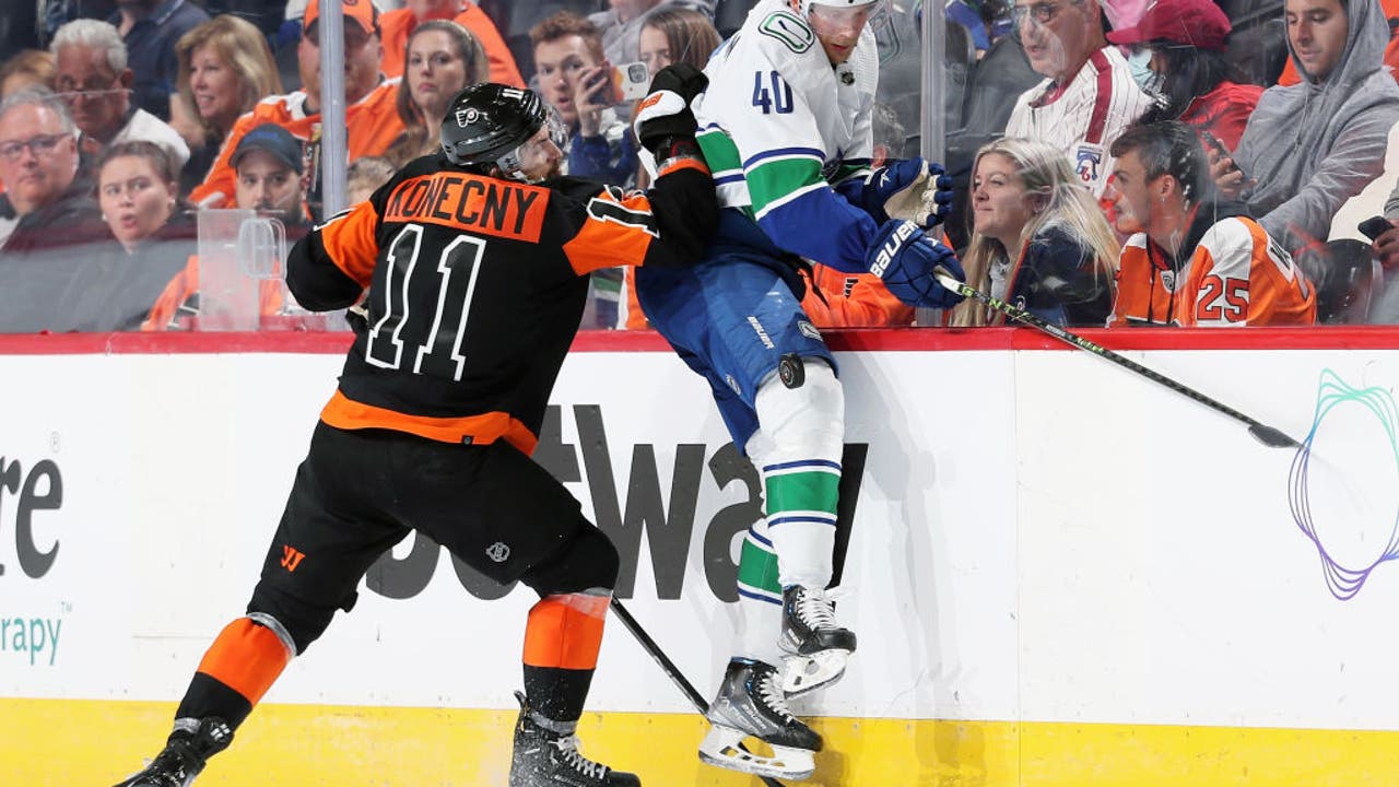 Flyers' Travis Konecny continues hot start, scoring his 5th goal of season  – NBC Sports Philadelphia