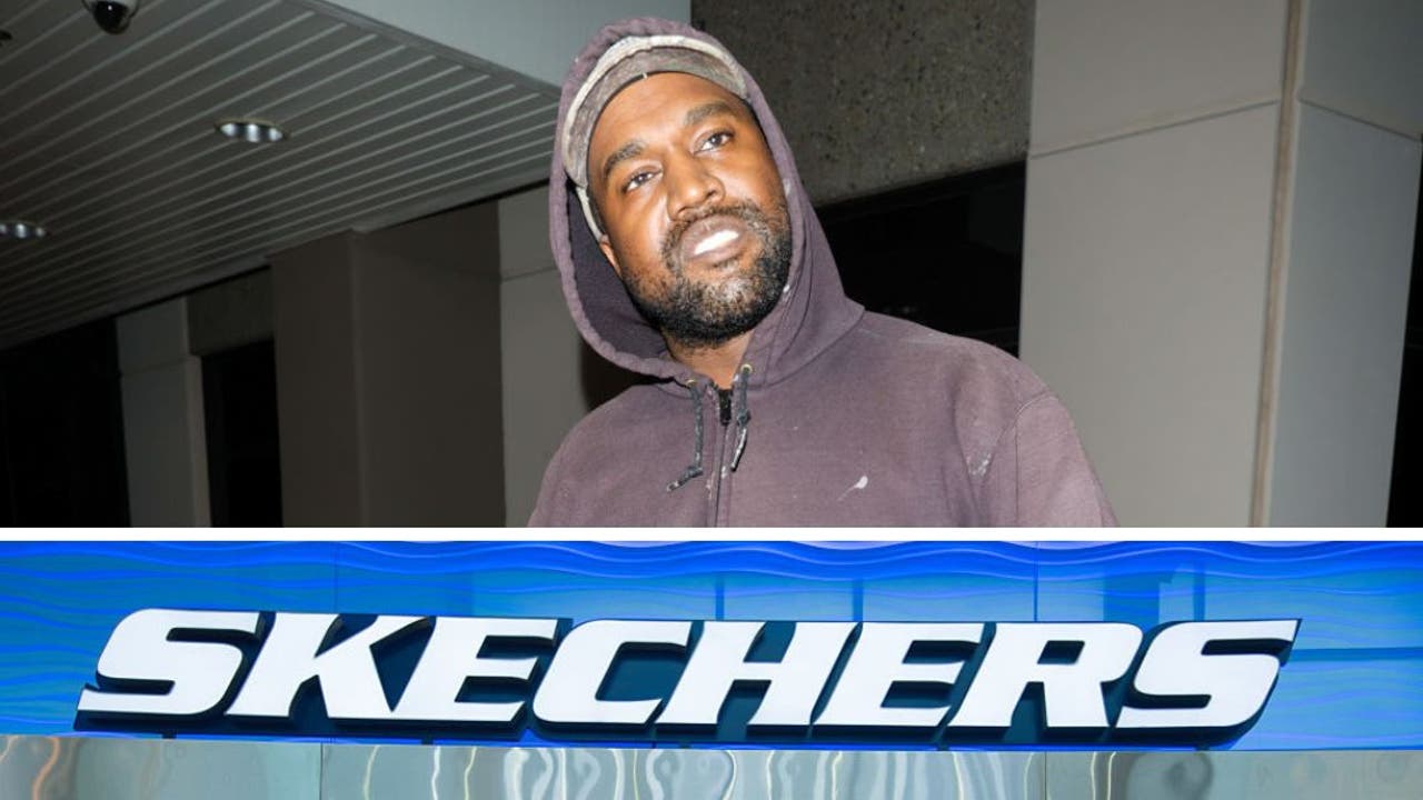 kanye going to sketchers