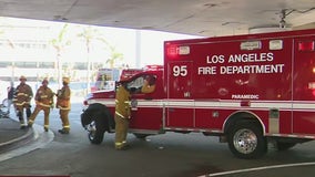 Man in critical condition following gas leak at LAX