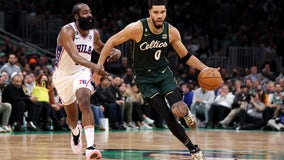 Tatum, Brown each score 35, Celtics beat 76ers 126-117