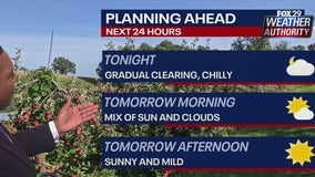 Weather Authority: Gradual clearing overnight gives way to sunny, warm Thursday