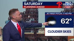 Weather Authority: Sunny afternoon ahead of cloudy, but pleasant night for Phillies Game 4