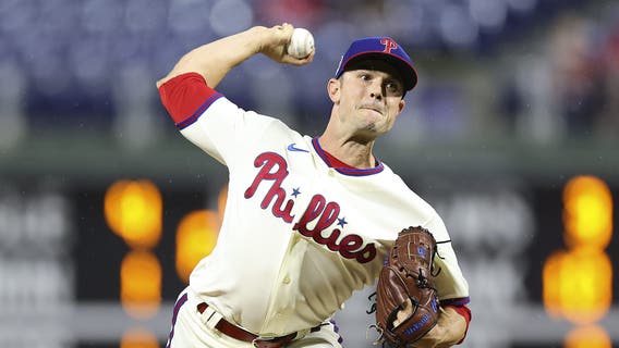 Phillies pitcher Robertson injured celebrating, off NLDS roster
