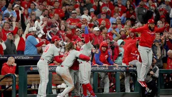 Phillies hold off Cardinals 2-0 to sweep NL wild-card series
