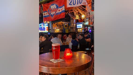 Cheers! Philadelphia's oldest bar McGillin's serving red beer to cheer on the Phillies