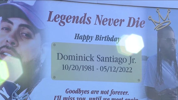 Family erects billboard on New Jersey highway to honor slain loved one