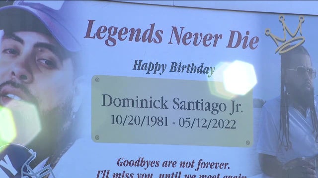 Family erects billboard on New Jersey highway to honor slain loved one