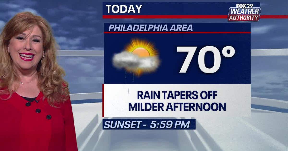 Weather Authority: Rain set to taper off ahead of mild night for World ...
