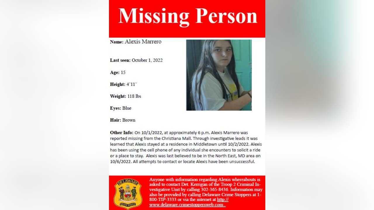 Police searching for teen who disappeared from Delaware mall in October