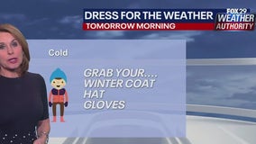 Weather Authority: Overnight temperatures drop as cold air moves in across Delaware Valley