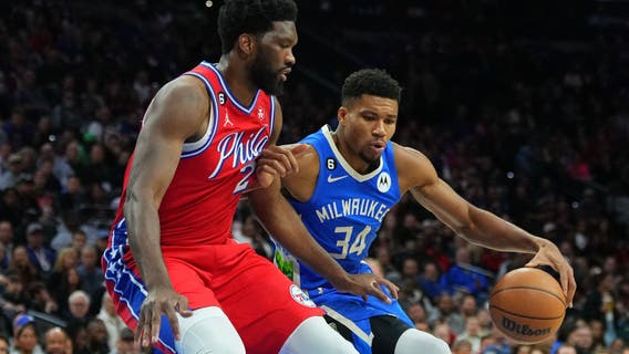 Joel Embiid, short-handed 76ers rally to beat Bucks 110-102