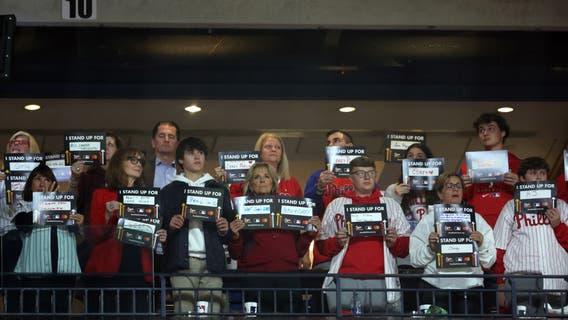 First Lady Jill Biden joins Stand Up to Cancer tribute at World Series