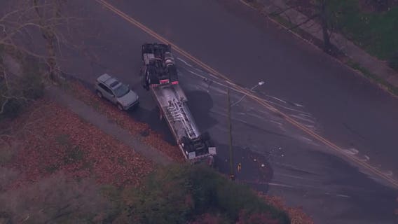 Nearly 400 homes evacuated after tanker carrying gasoline, diesel overturns in Bethlehem neighborhood