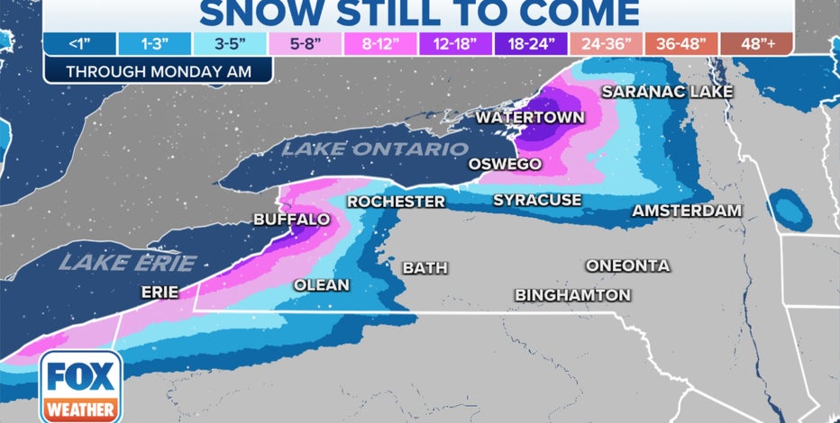 6' Deep In WNY! See Buffalo's Historic Weekend Lake Effect Snow