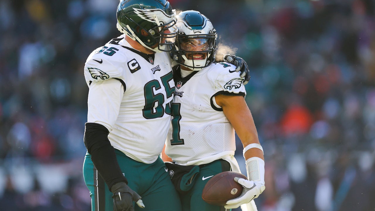 Jalen Hurts of the Philadelphia Eagles is sacked buy the Dallas News  Photo - Getty Images