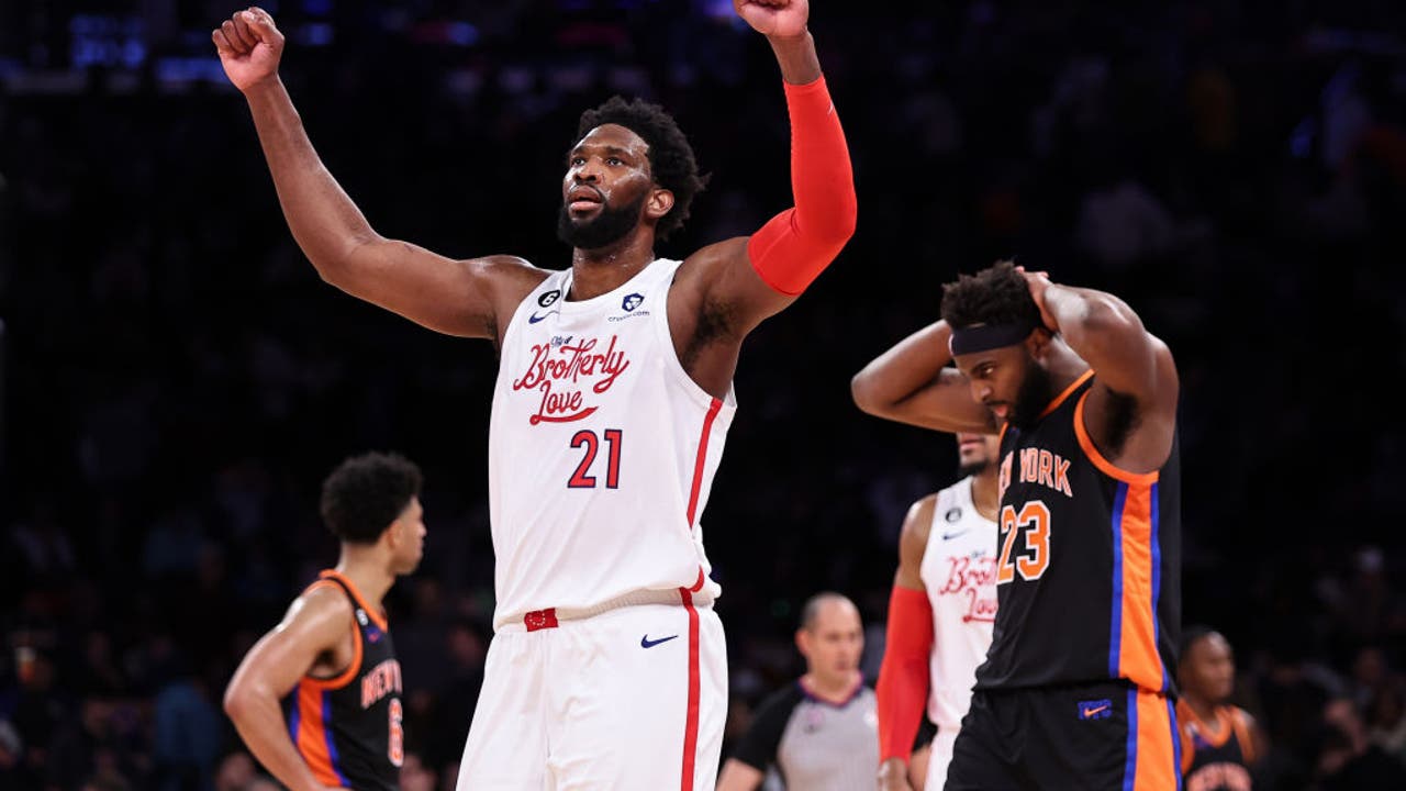 Embiid, Harden help 76ers blow by Knicks to win 8th straight –