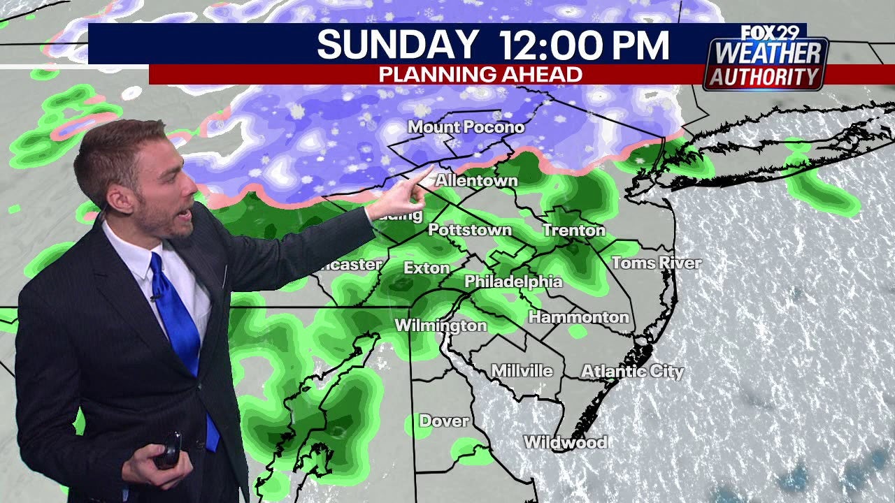 Weather Authority: Cloudy, chilly Saturday night gives way to Sunday showers; snow for Poconos - Vimarsana News