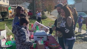 10-year-old Gloucester County boy continues succesful hot cocoa stand benefiting Toys for Tots, CHOP