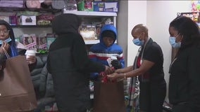 Holiday give-away held for 200 families in North Philadelphia