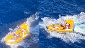 Cuban refugees rescued in the middle of the ocean by cruise ship with Arizona family on board