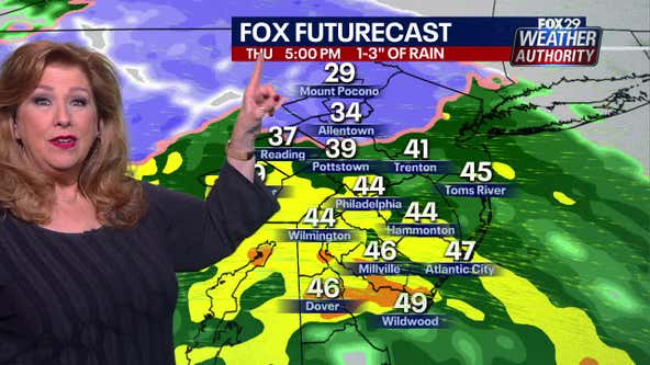 Weather Authority: Wintry conditions changing over to rain as wind speeds increase