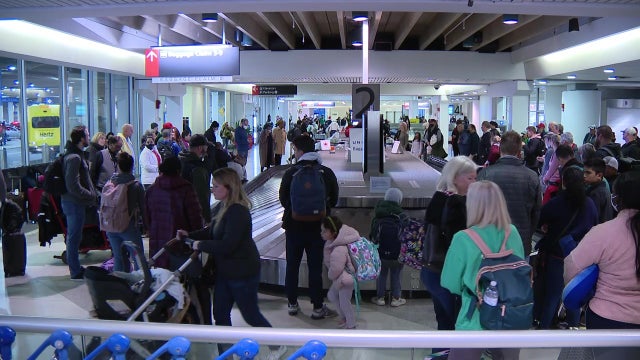 The Christmas travel rush is on as folks try to leave ahead of powerful storm system