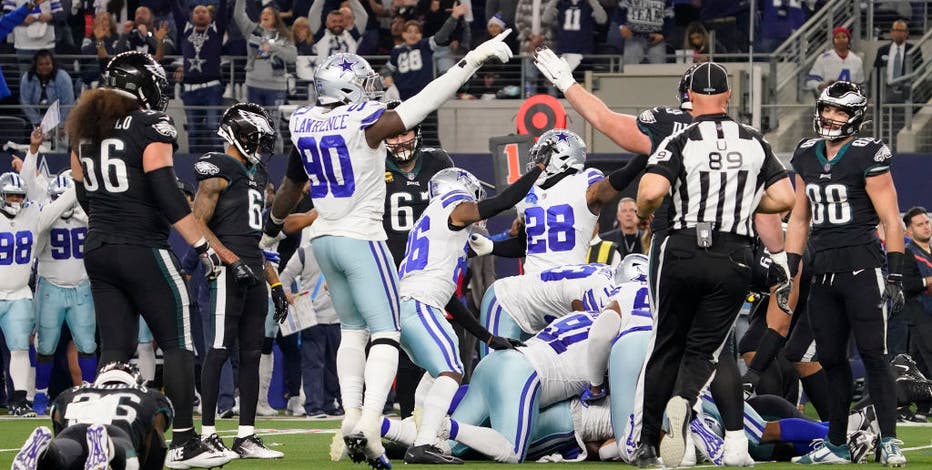 Prescott, Cowboys survive Eagles, backup QB Minshew, 40-34 - The San Diego  Union-Tribune