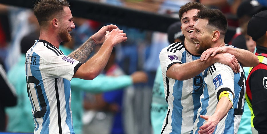 World Cup 2022 - Argentina 3-0 Croatia: Lionel Messi and Julian