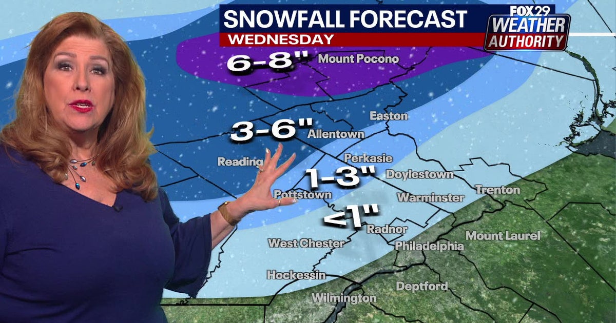 Philadelphia Weather: Rain, measurable snow expected to impact area ...