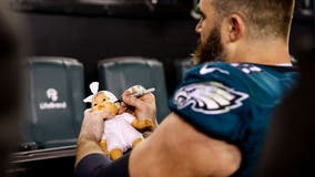 'What have we done?' Jason Kelce's daughter wakes up singing Eagles fight song from her crib