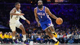 Without Embiid, 76ers push past Pacers 129-126 in OT