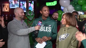 Philadelphia teen who saved friend's life after shooting gets surprised with NFC Championship tickets