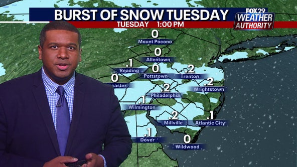 Weather Authority: Wintry mix of wet weather expected Tuesday as we end January with a seasonable chill