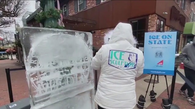 Media holds successful first 'Ice on State' despite vandals destruction of several sculptures