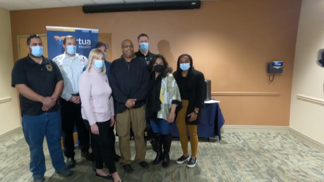 'He wasn't breathing': Burlington County man thanks couple who performed CPR after heart attack