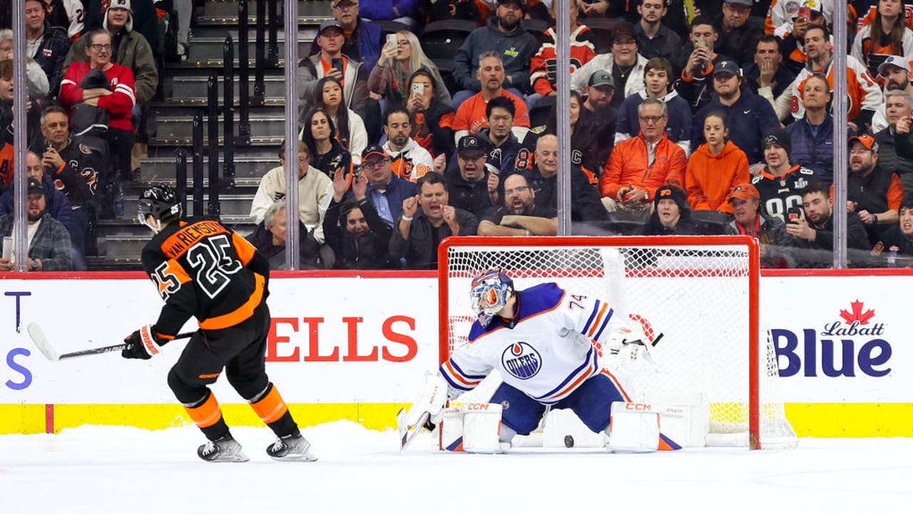 Flyers win over Oilers