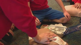 Downingtown 6th graders train to be certified in CPR and AED