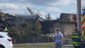 Firefighter injured after blaze breaks out at medical building in Mount Holly, officials say