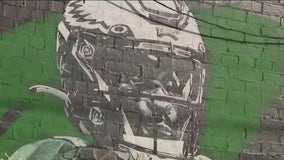 'Thank you Birds!' Fans show the Eagles love, signing a Jalen Hurts mural in Fairmount