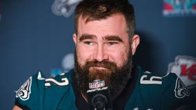 Kylie Kelce, wife of Eagles' Jason Kelce, jokes he will be 'absolutely no use to me' Super Bowl Sunday