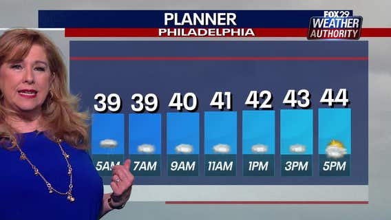 Weather Authority: Leftover showers moving out ahead of cloudy, breezy Tuesday