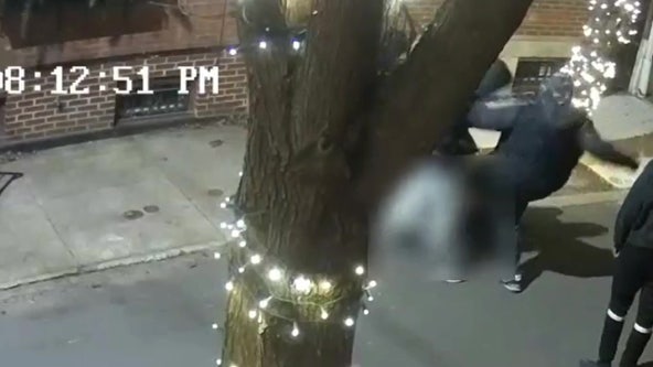 Video: Suspects brutally kick, stomp woman on the ground during Center City robbery