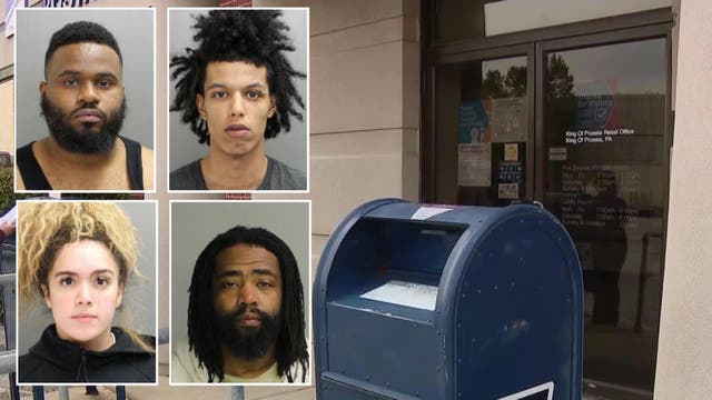 4 arrested in mail theft, check fraud scheme that cost Upper Merion residents more than $622K: police