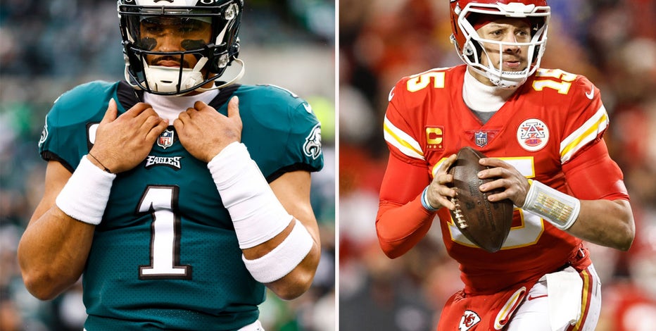 Super Bowl LVII features the top two MVP vote-getters in Patrick Mahomes  and Jalen Hurts