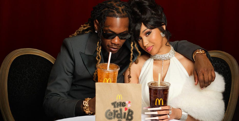 Cardi B, Offset team with McDonald's for Valentine's Day meal for two