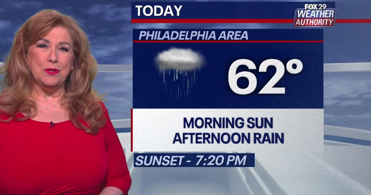 Weather Authority: Monday to be seasonable with afternoon showers | FOX ...
