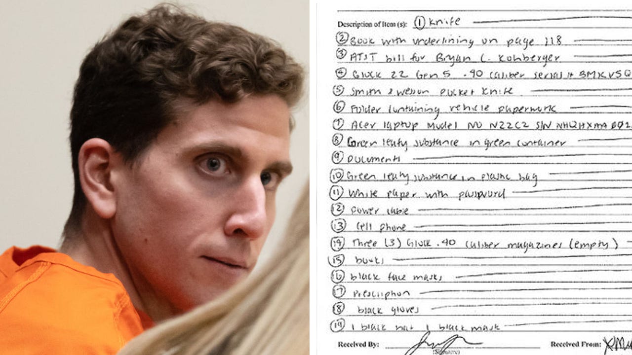 More Bryan Kohberger documents released in Pennsylvania, knife, phone, masks seized More Bryan Kohberger documents released in Pennsylvania, knife, phone, masks seized