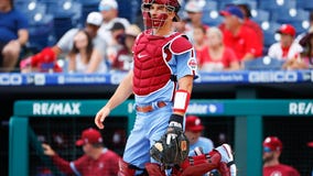 Umpire ejects Realmuto after bizarre game ball exchange