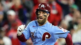 Phillies' Bryce Harper says he could return by the All-Star break