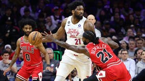 Sixers 8-game winning streak snapped by Chicago Bulls